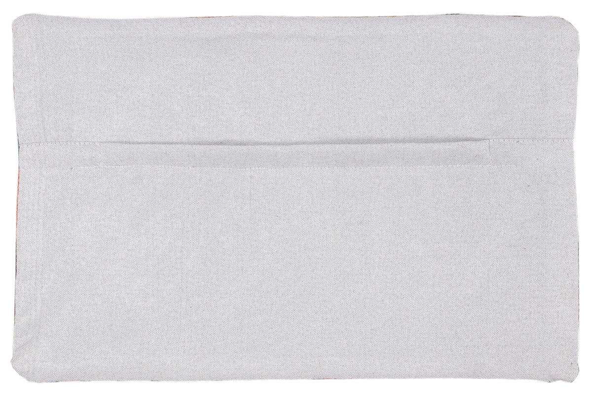 Light neutral cushion cover 35x55 cm, plain fabric with stitched edge