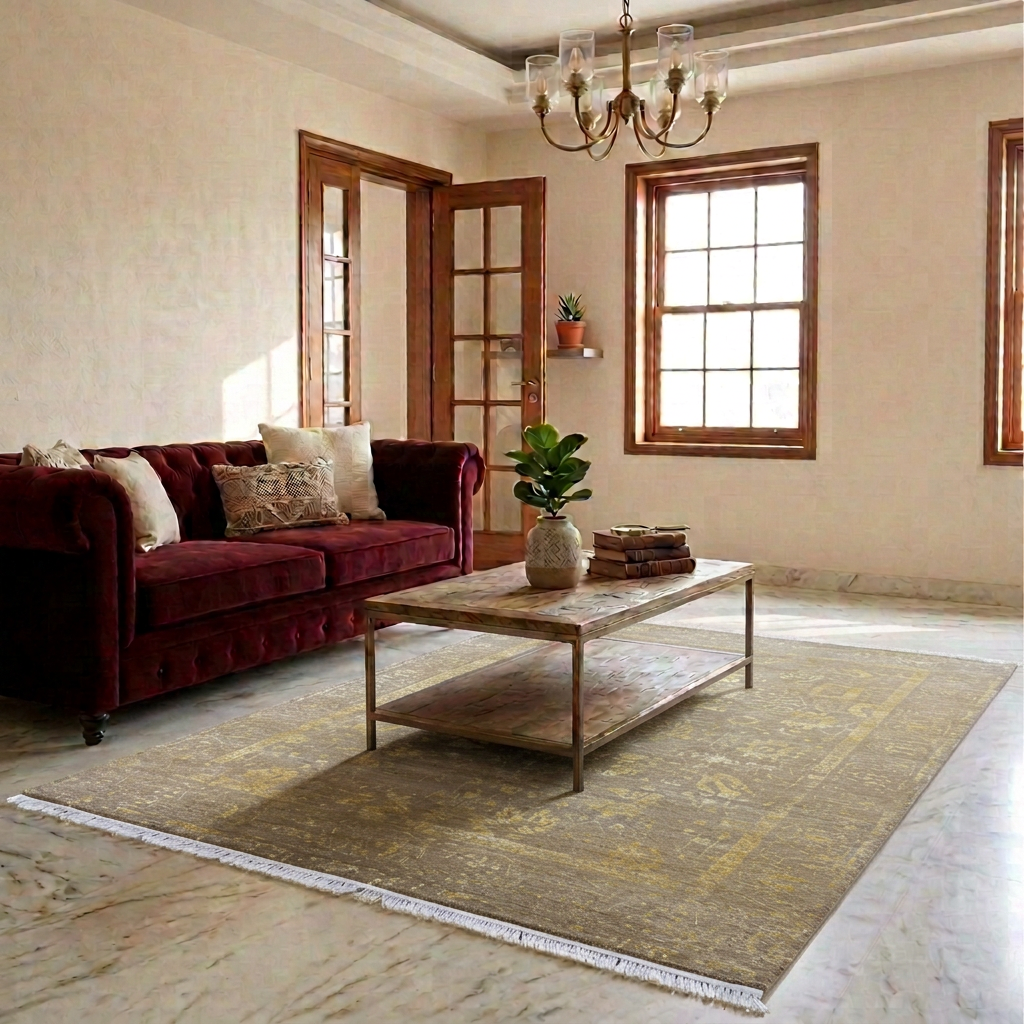 Golden Amber Rug - 415x300 cm