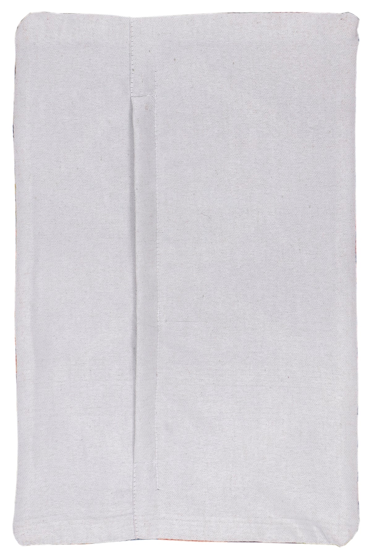 Light gray cushion cover with center seam, 35x55 cm