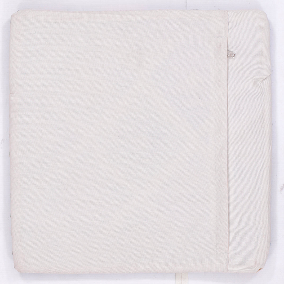Kilim cushion 45x45 cm, plain white reverse with side seam