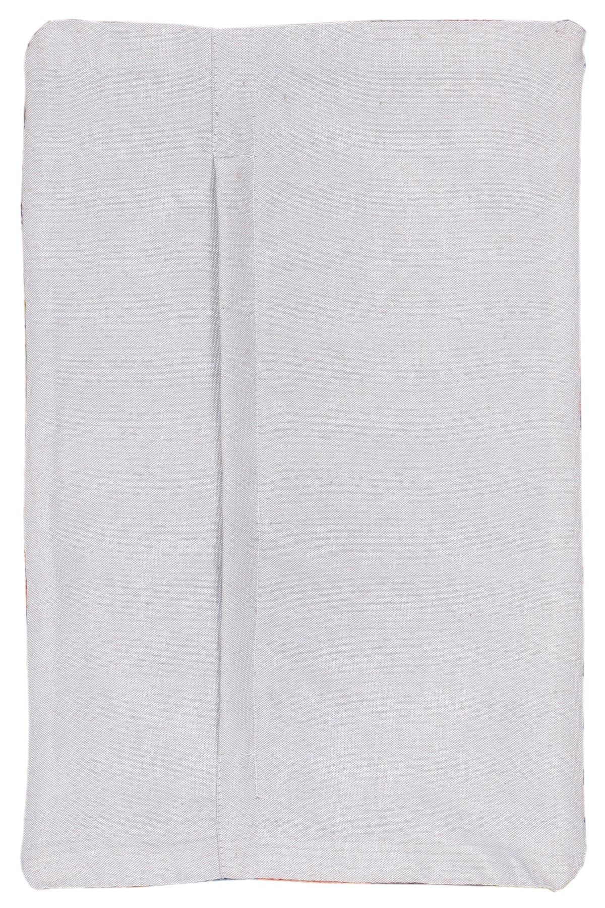 Kilim cushion cover back in light gray fabric, 35x55 cm