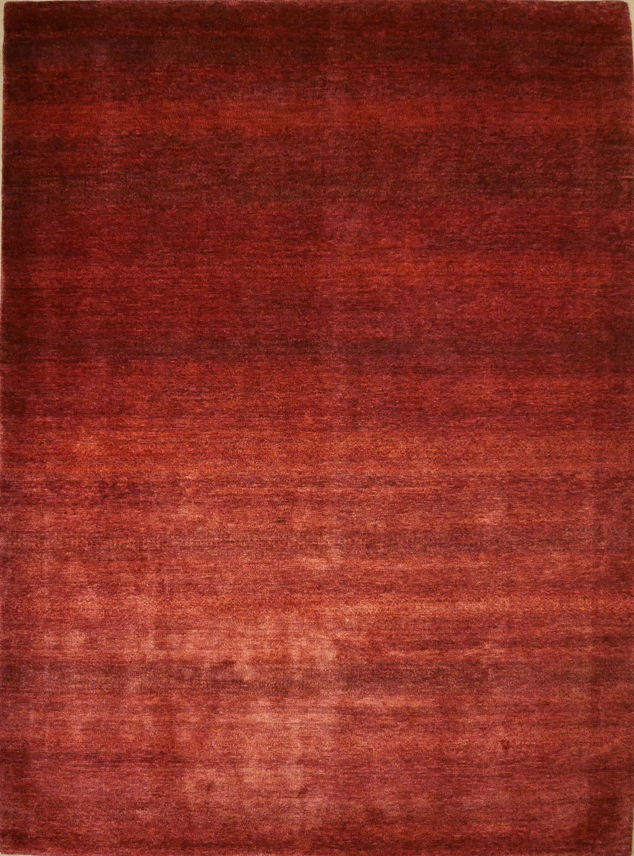 Attashbaft rug, 300x215 cm, dark red textured area rug with subtle pattern